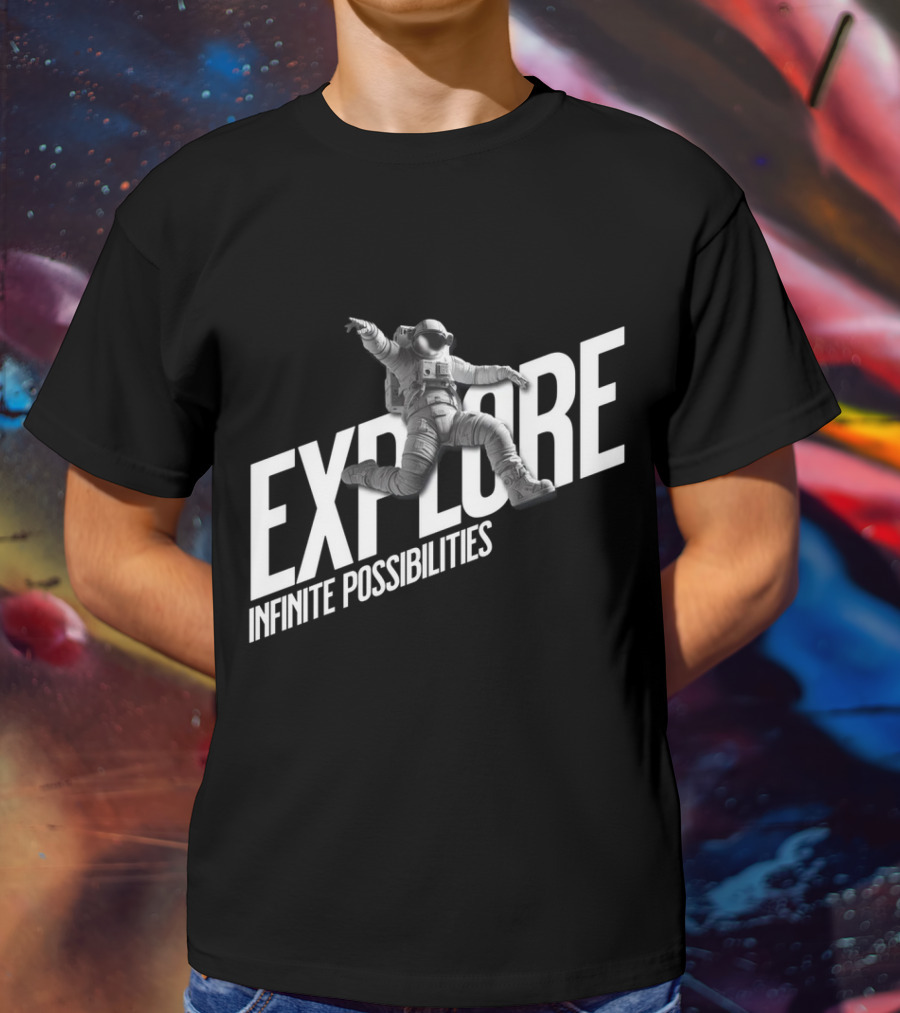 Explore Infinite Possibilities Astronaut T-Shirt