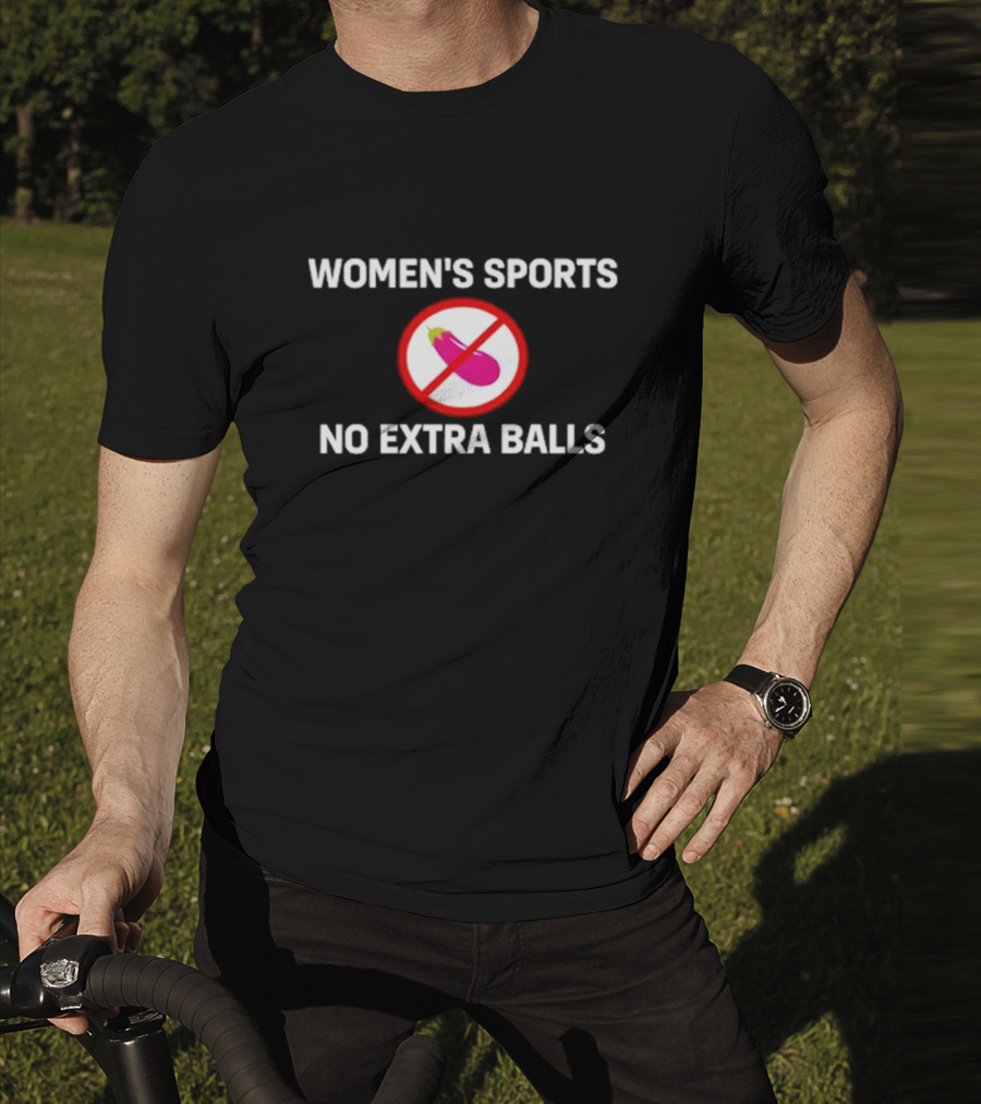 WOMEN'S SPORTS NO EXTRA BALLS Eggplant T-Shirt