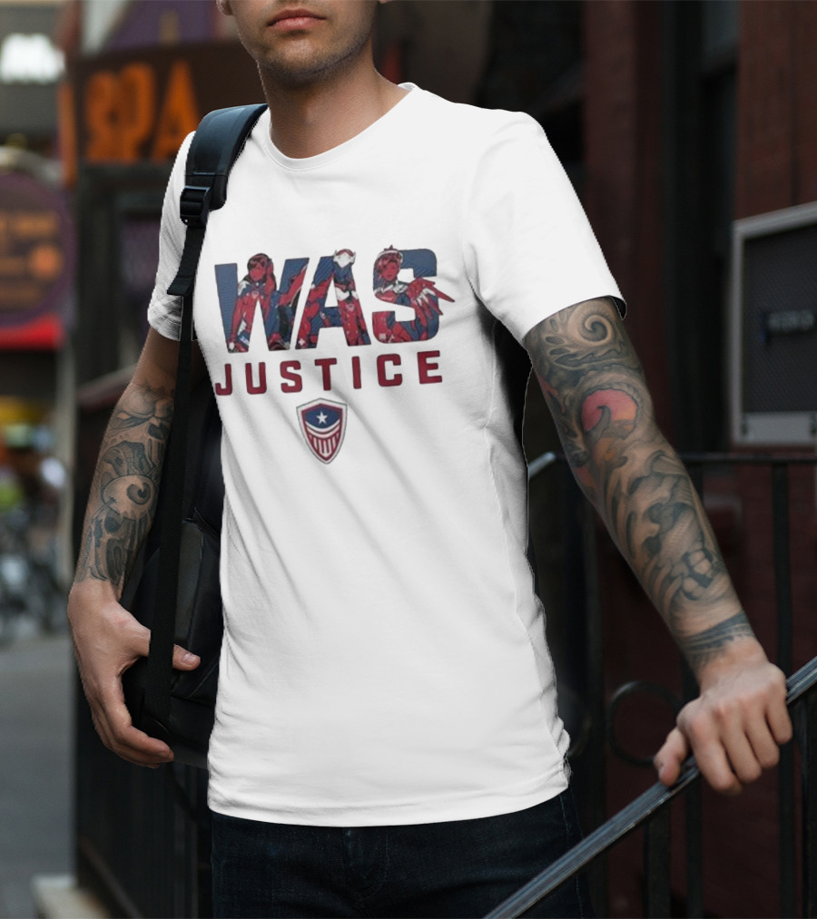 WAS Justice Washington Hero Shield T-Shirt