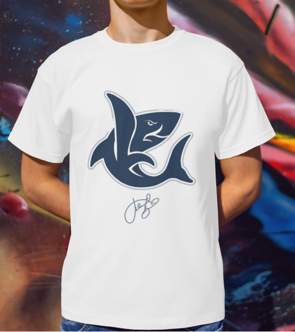Kenny Gant Shark Dance Signature Dark Blue Shark T-Shirt
