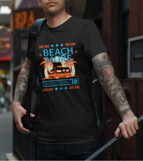 BEACH MORE Tropical Paradise Camper Adventure T-Shirt