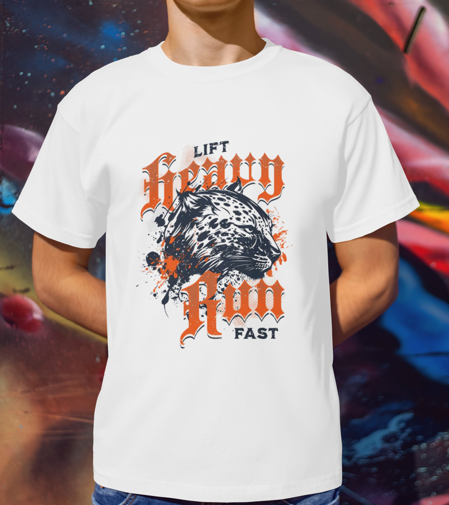 Lift Heavy Run Fast Jaguar T-Shirt