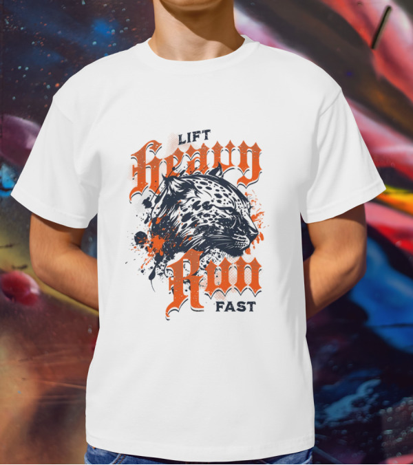 Lift Heavy Run Fast Jaguar T-Shirt