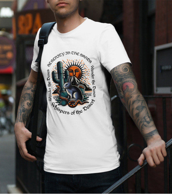 Serenity In The Sands Whispers Of The Desert Wander The Dunes T-Shirt
