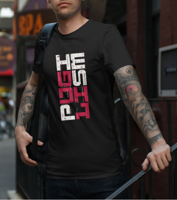 Pugilist Typographic Athletic Fight Sports T-Shirt