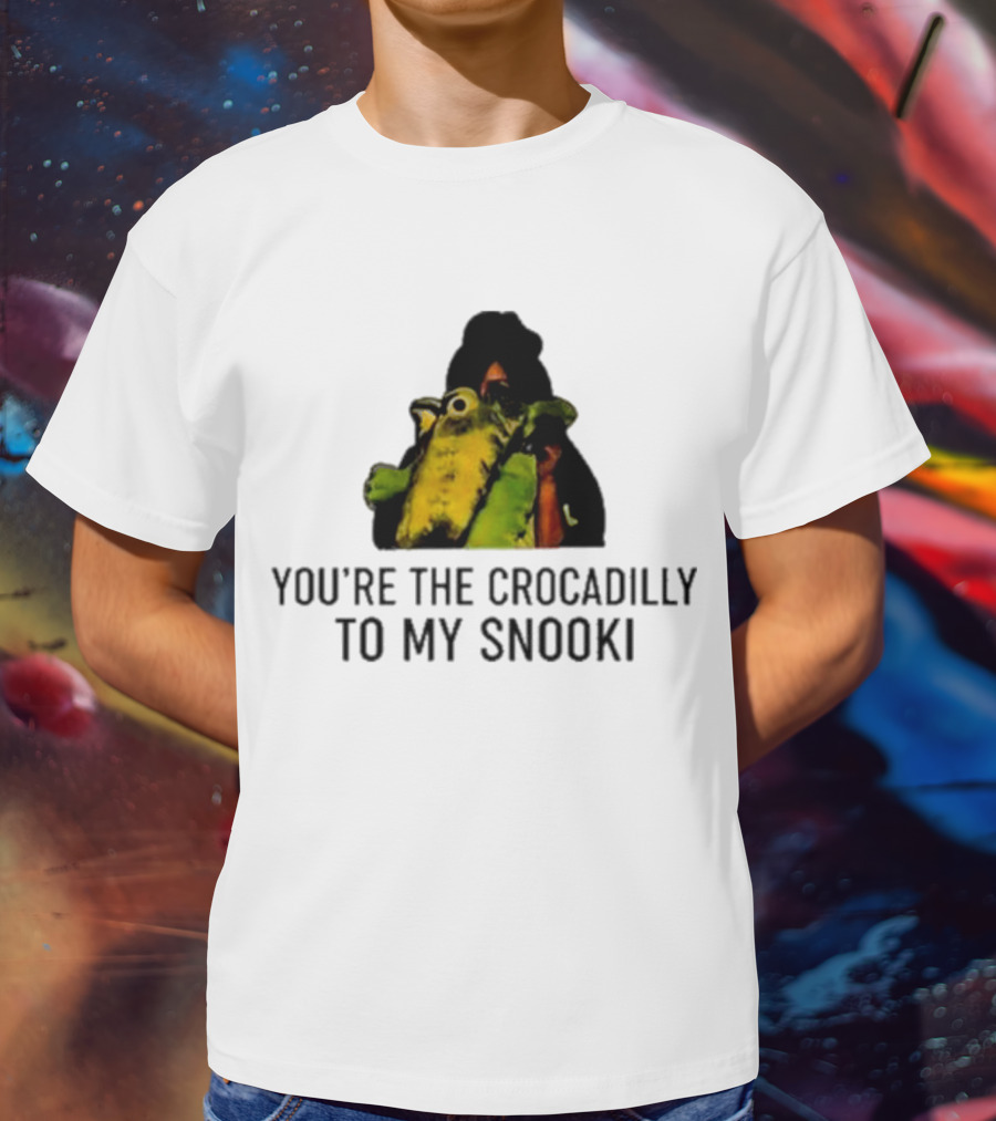 You're The Crocadilly To My Snooki Fun Colorful Frog T-Shirt