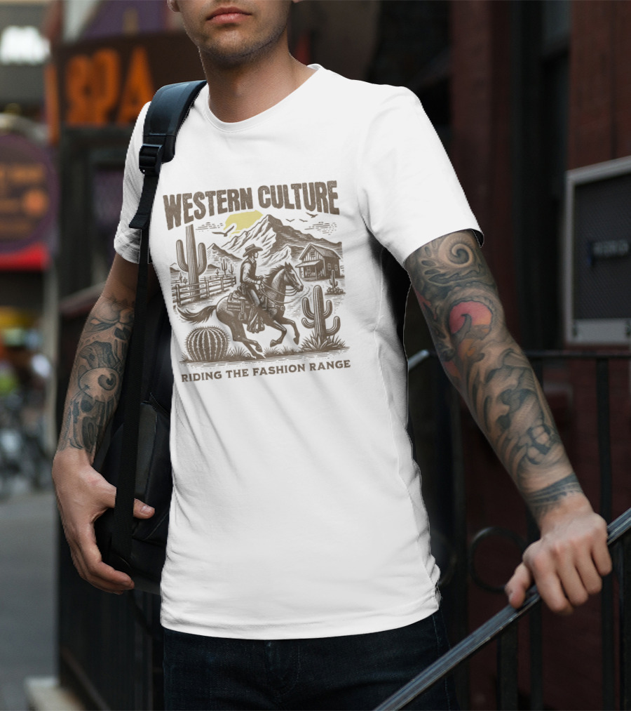 WESTERN CULTURE RIDING THE FASHION RANGE T-Shirt