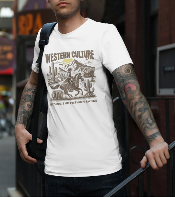 WESTERN CULTURE RIDING THE FASHION RANGE T-Shirt