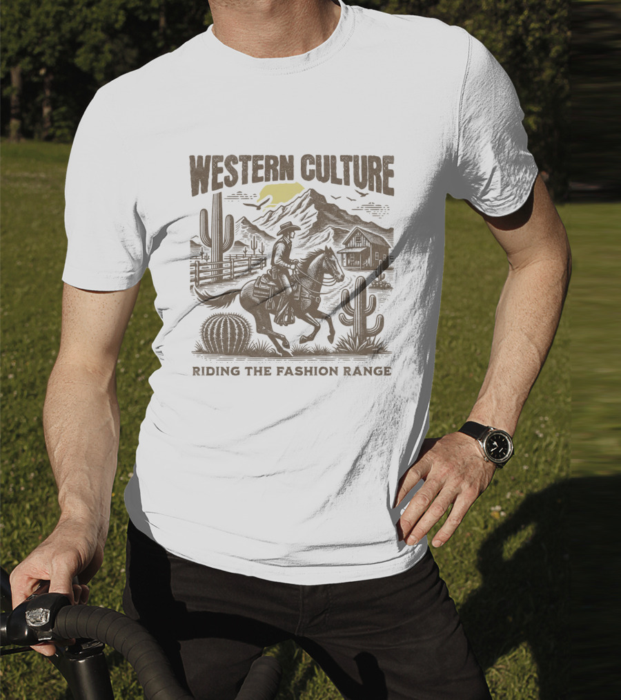 WESTERN CULTURE RIDING THE FASHION RANGE T-Shirt