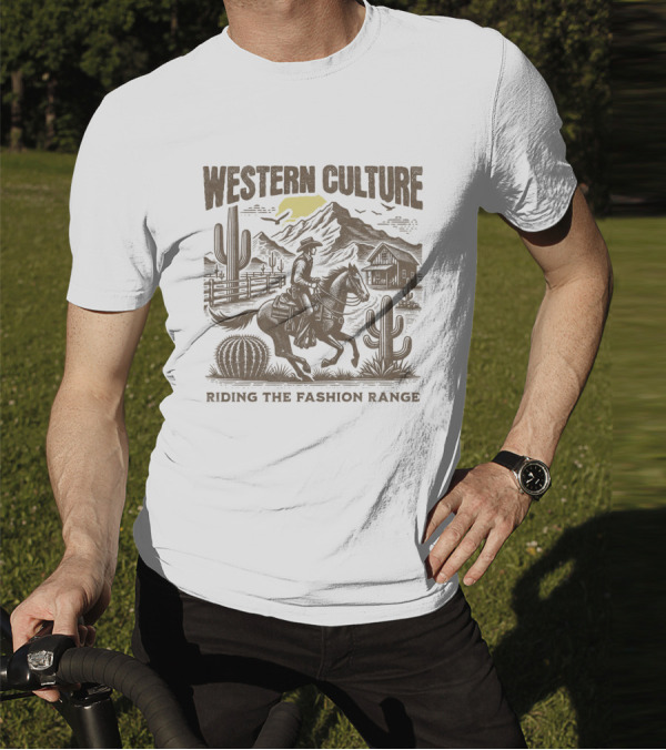 WESTERN CULTURE RIDING THE FASHION RANGE T-Shirt