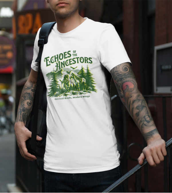 Echoes Of The Ancestors Ancient Roots Modern Wings T-Shirt