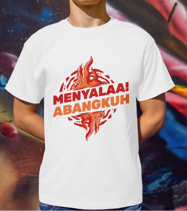 MENYALAA ABANGKUH Flame T-Shirt