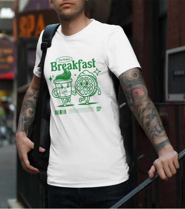 Your Perfect Breakfast Coffee And Waffle Friendship MMXIV T-Shirt