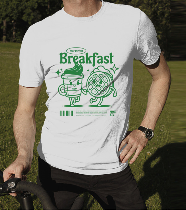 Your Perfect Breakfast Coffee And Waffle Friendship MMXIV T-Shirt