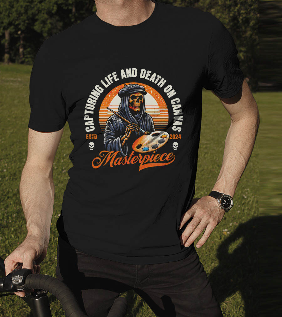 Capturing Life And Death On Canvas Masterpiece ESTD T-Shirt