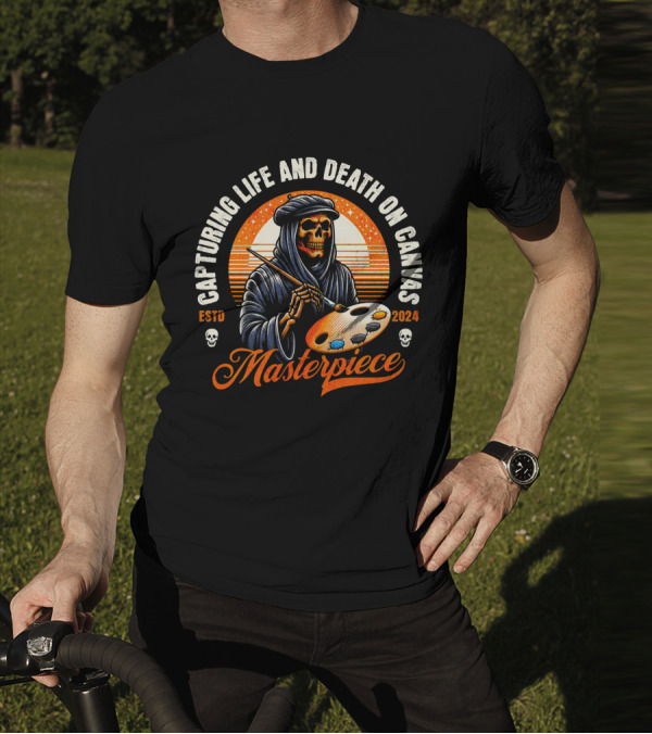 Capturing Life And Death On Canvas Masterpiece ESTD T-Shirt