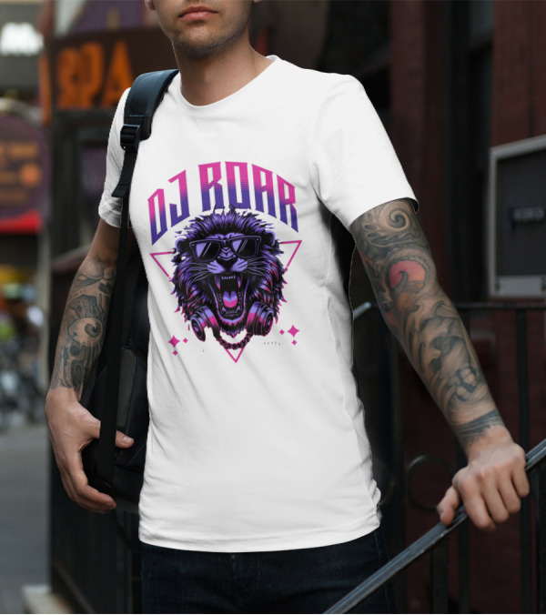 DJ Roar Lion Head HTTL Apparal T-Shirt