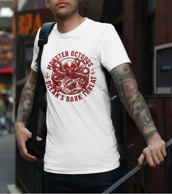 Monster Octopus Ocean's Dark Threat T-Shirt