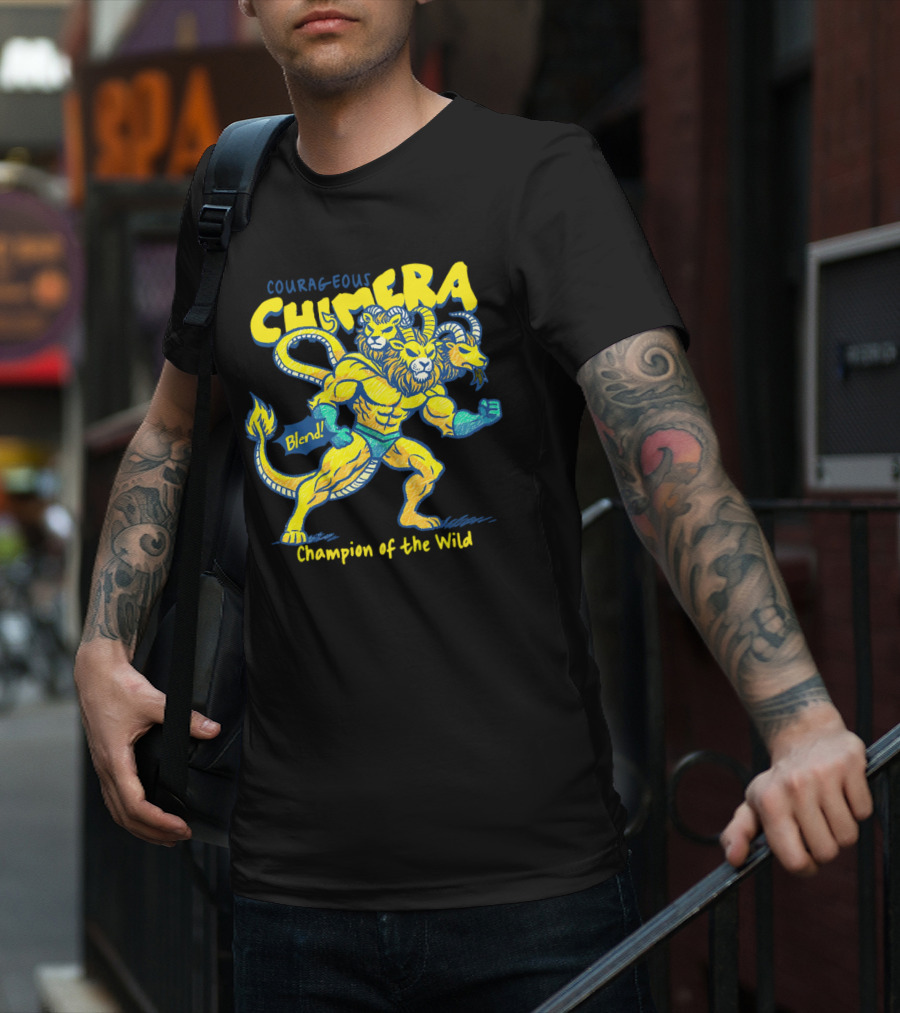 Courageous Chimera Champion Of The Wild Blend T-Shirt