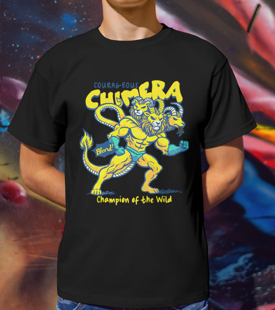 Courageous Chimera Champion Of The Wild Blend T-Shirt