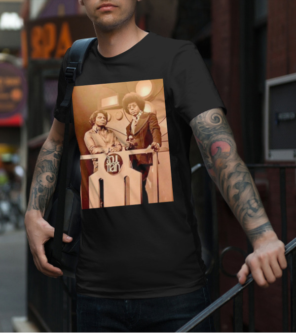 James Brown And Don Cornelius Soul Train Iconic Music Legends T-Shirt