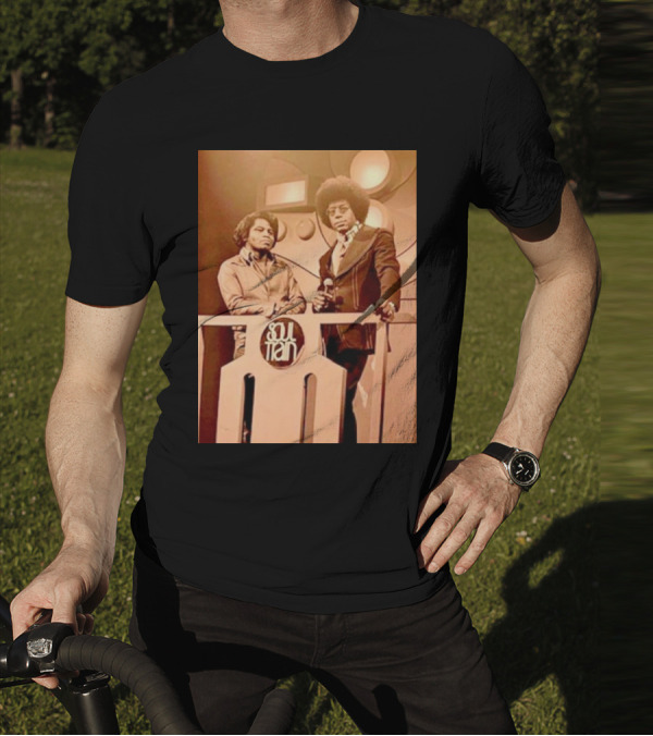 James Brown And Don Cornelius Soul Train Iconic Music Legends T-Shirt