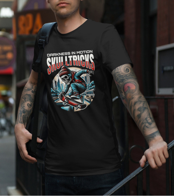 DARKNESS IN MOTION SKULLTRICKS T-Shirt