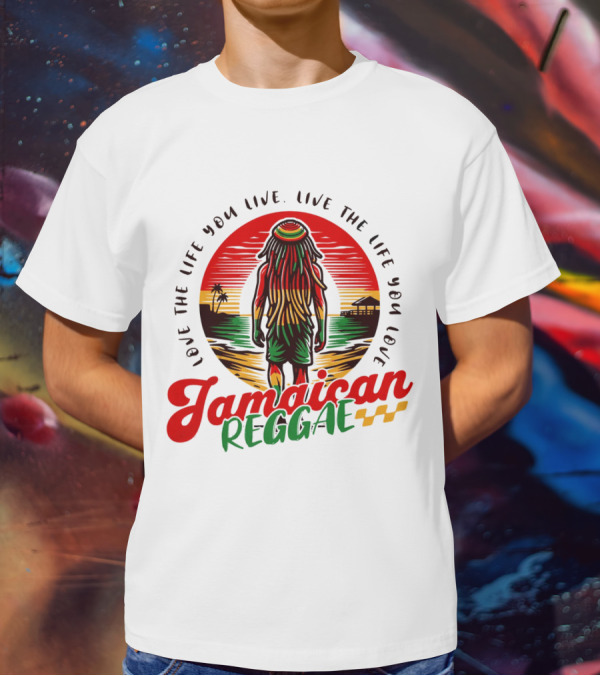 Love The Life You Live Jamaican Reggae T-Shirt