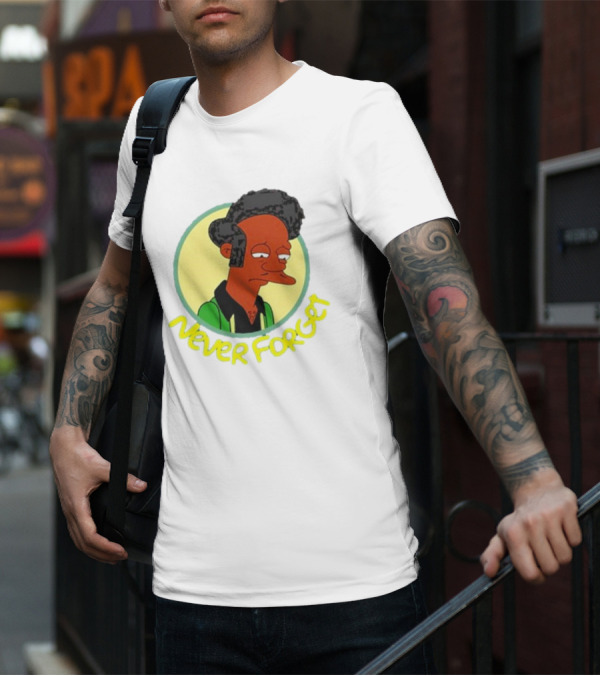 Never Forget Apu Simpsons Character T-Shirt