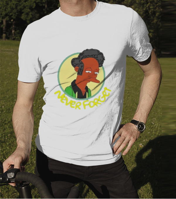 Never Forget Apu Simpsons Character T-Shirt