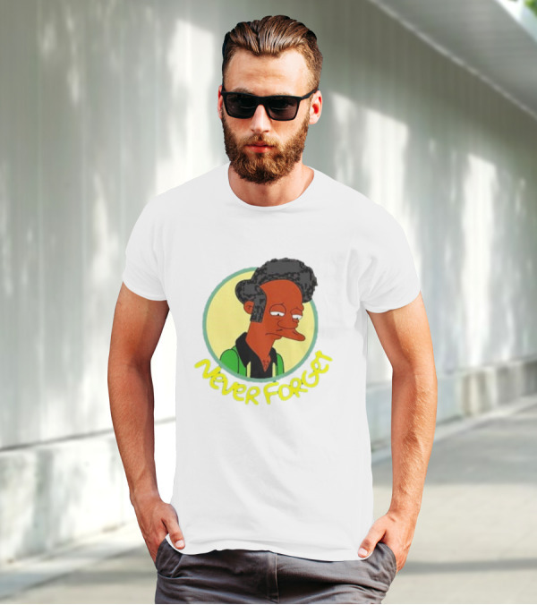 Never Forget Apu Simpsons Character T-Shirt