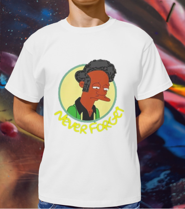Never Forget Apu Simpsons Character T-Shirt