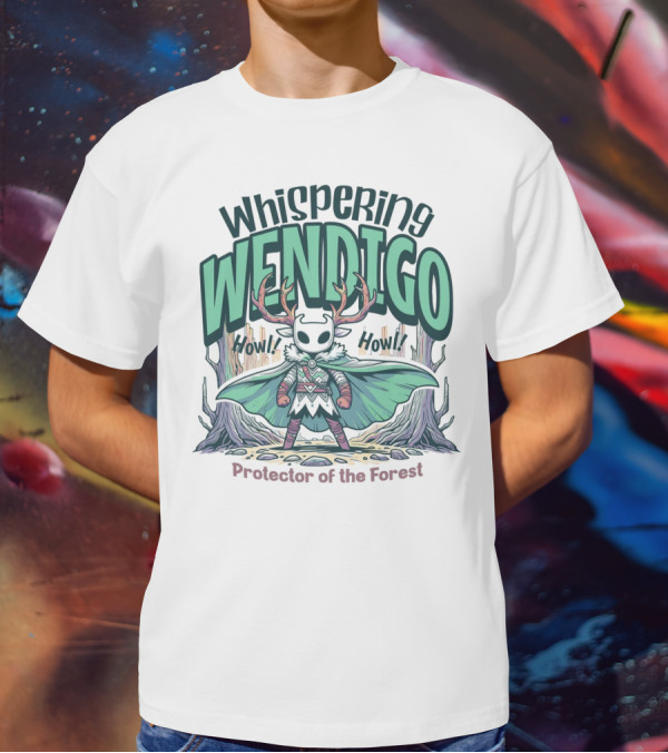 Whispering Wendigo Protector Of The Forest T-Shirt