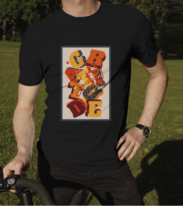 GRADE 3D Letter Explosion T-Shirt