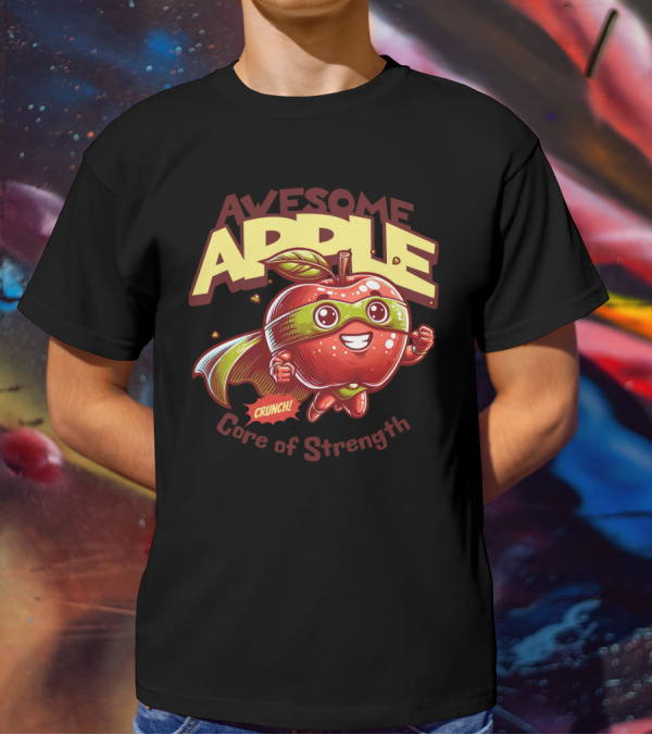 Awesome Apple Crunch Core Of Strength T-Shirt