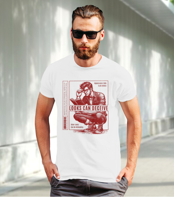 Looks Can Deceive Appearances Hide Truth Within Outer Looks Can Be Misleading T-Shirt