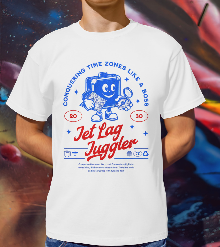 Jet Lag Juggler Conquering Time Zones Like A Boss T-Shirt