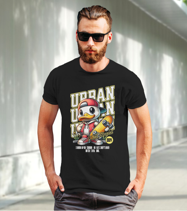 Urban Duck Skateboarding Kittl Brand T-Shirt