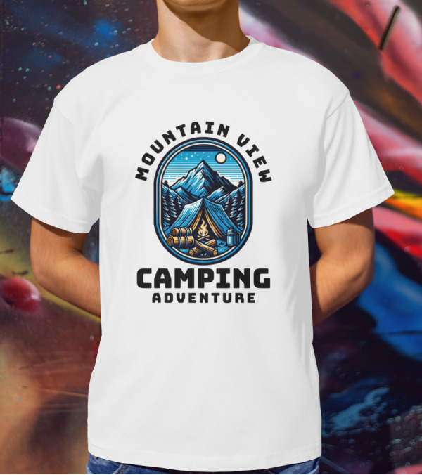 Mountain View Camping Adventure T-Shirt