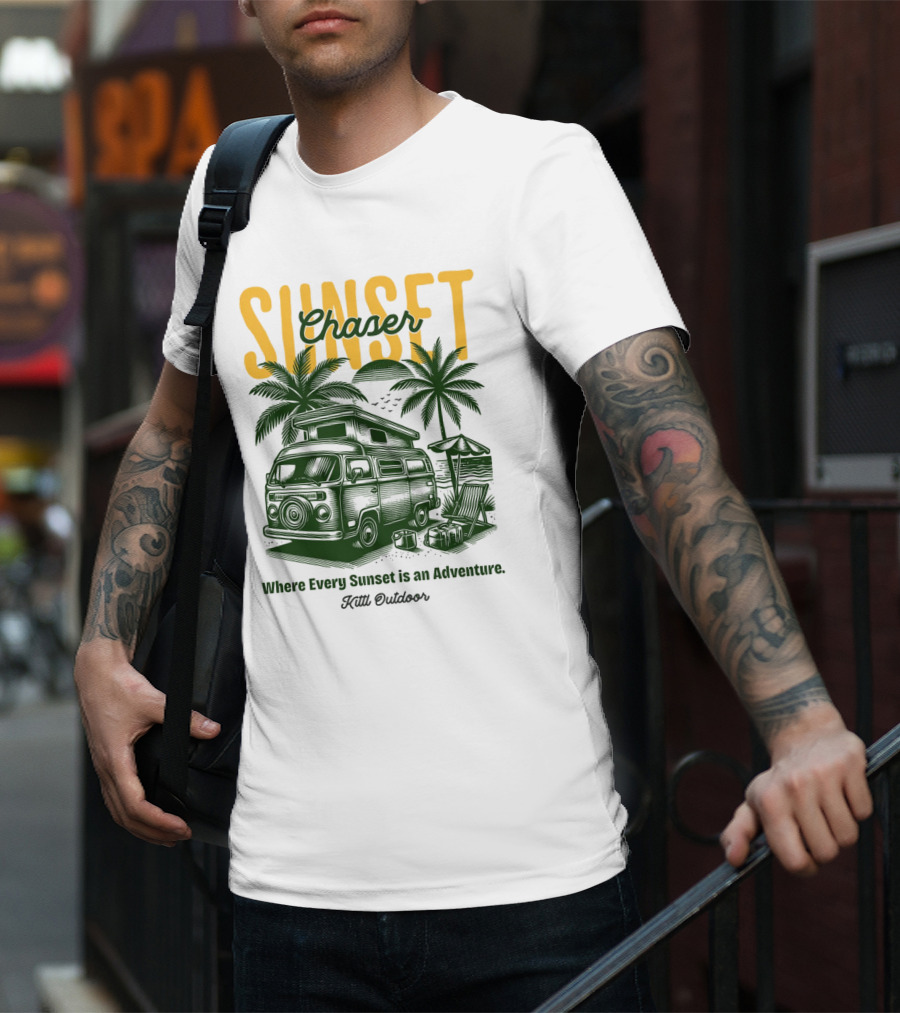 Sunset Chaser Where Every Sunset Is An Adventure Kittl Outdoor T-Shirt