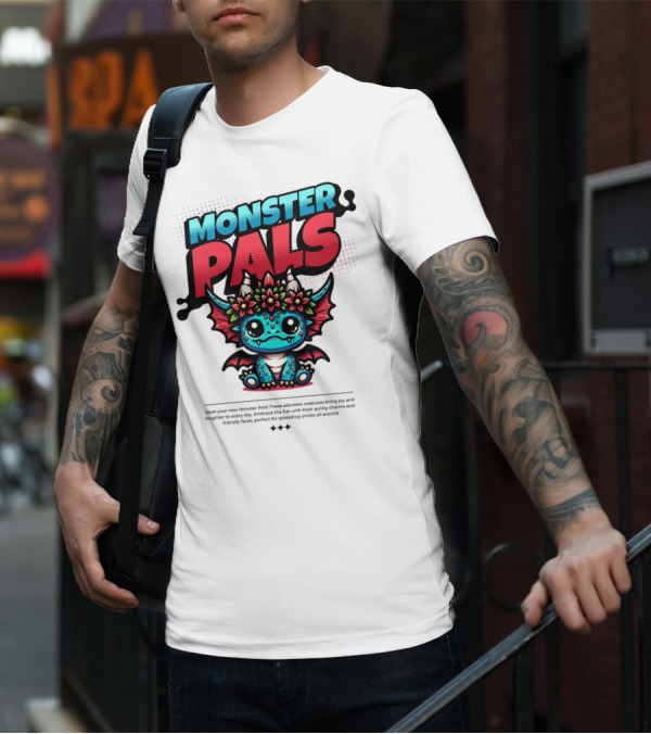 MONSTER PALS Adorable Creatures With Quirky Charm And Friendly Faces T-Shirt