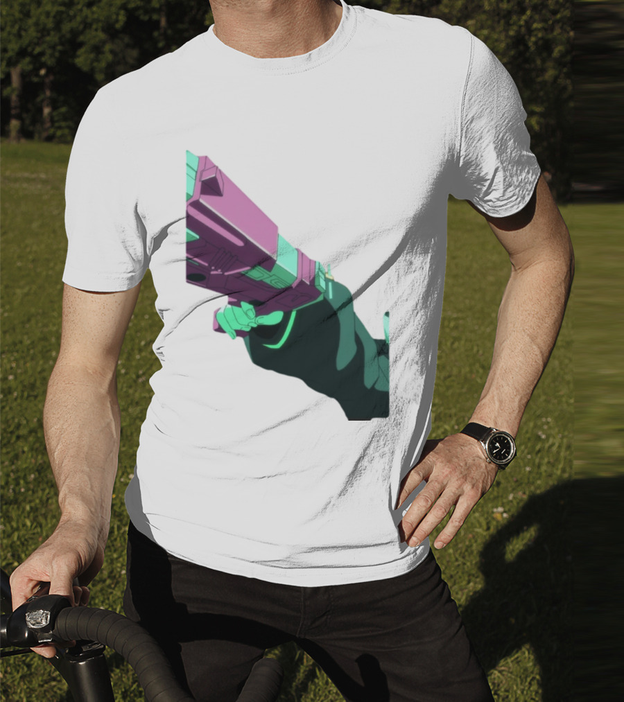 Rebecca Cyberpunk Edgerunners Aesthetic Gun T-Shirt