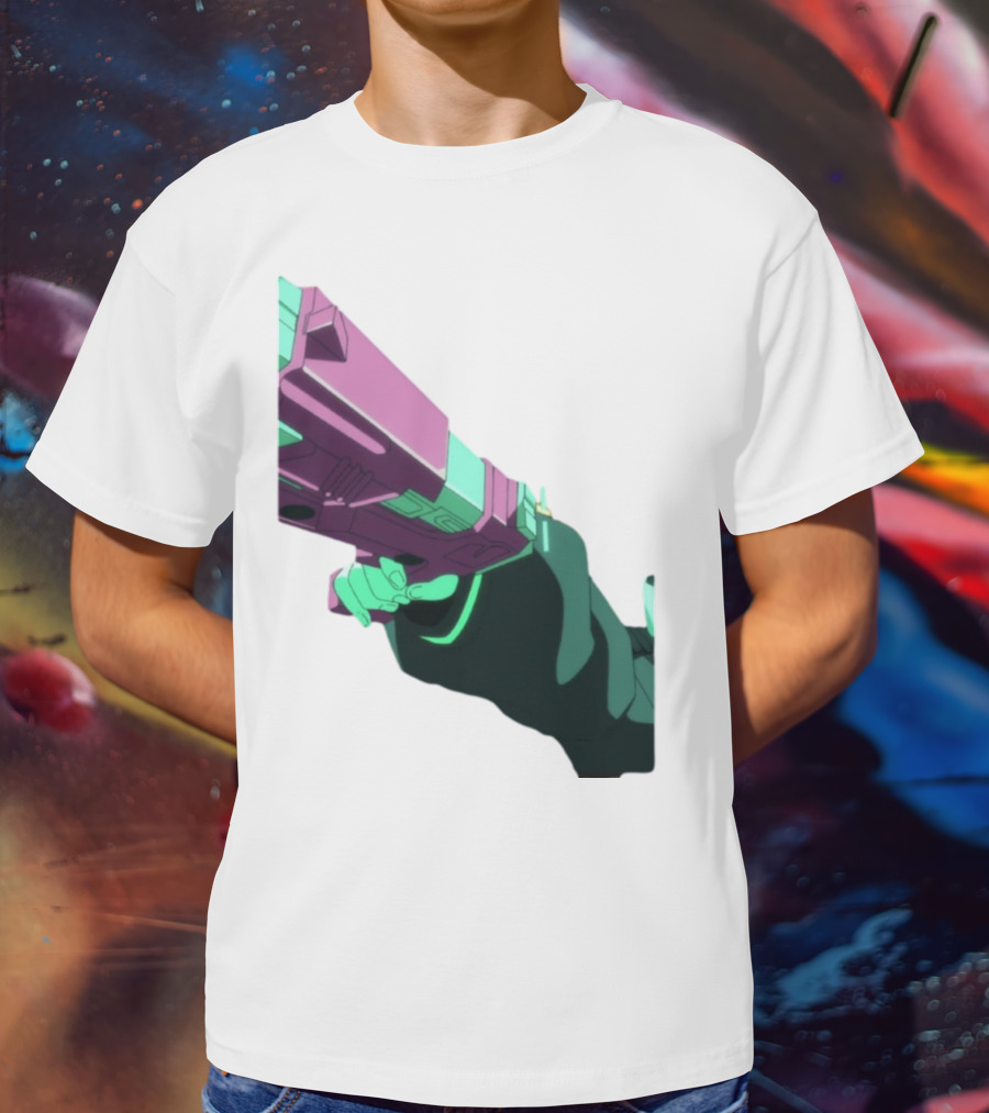 Rebecca Cyberpunk Edgerunners Aesthetic Gun T-Shirt