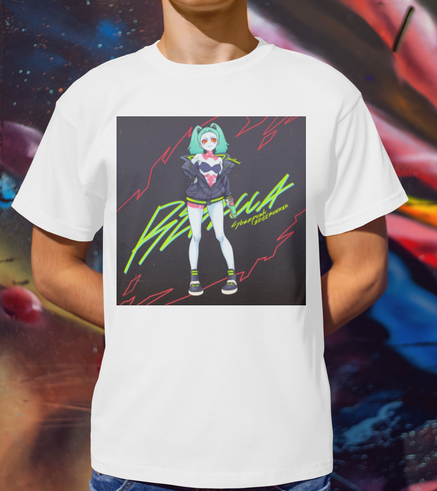Rebecca Cyberpunk Edgerunners Neon T-Shirt