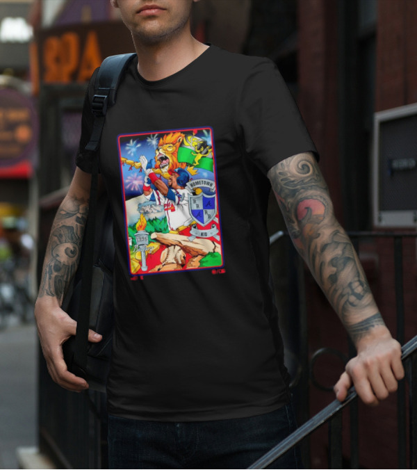 Hometown Kid Bat Boy 1996 Braves Lion Fireworks T-Shirt