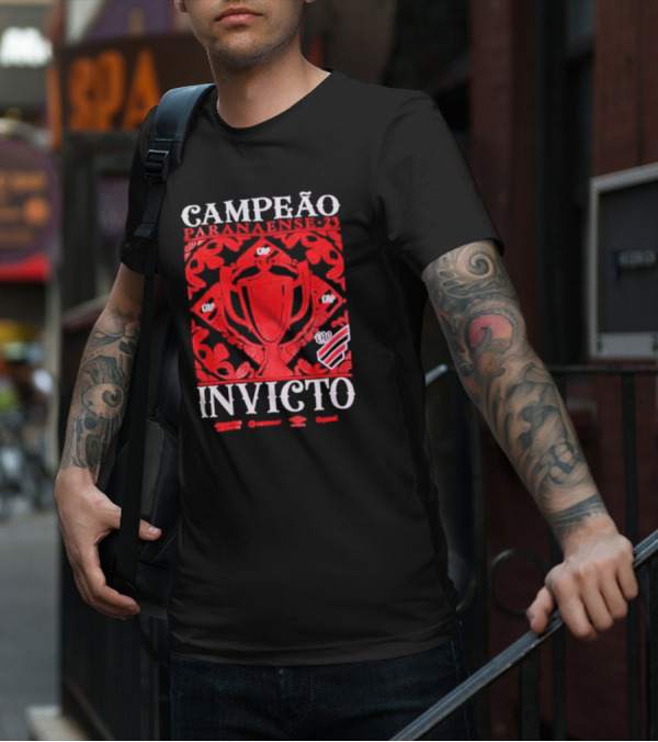 Campeão Paranaense 23 Invicto CAP Trophies And Emblems T-Shirt