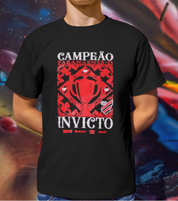 Campeão Paranaense 23 Invicto CAP Trophies And Emblems T-Shirt