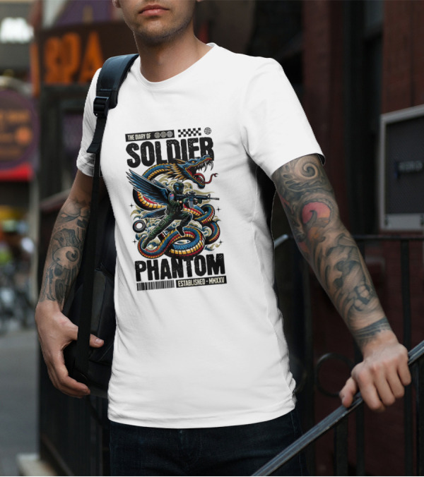 The Diary Of Soldier Phantom Established MMXXV T-Shirt