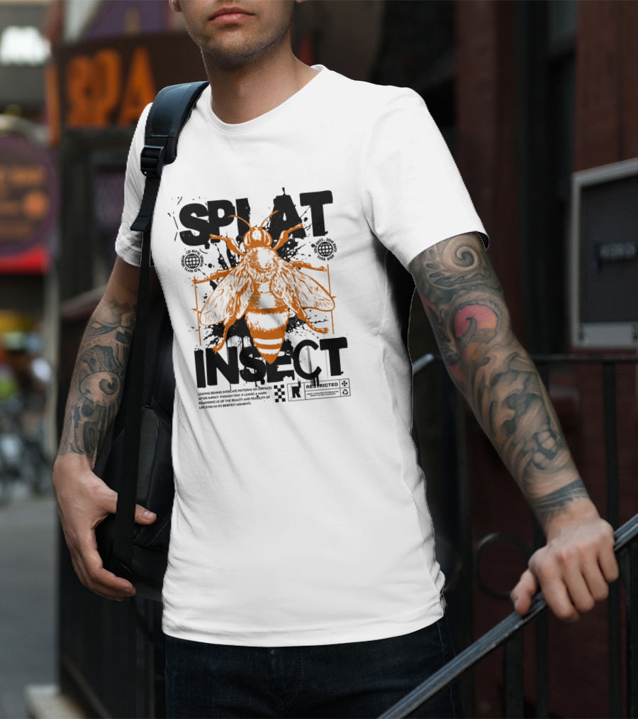 Splat Insect Restricted Warning T-Shirt