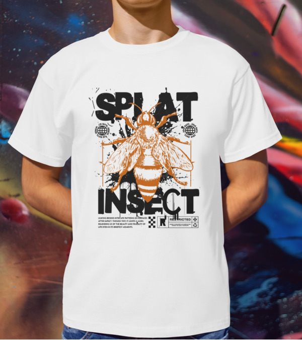 Splat Insect Restricted Warning T-Shirt